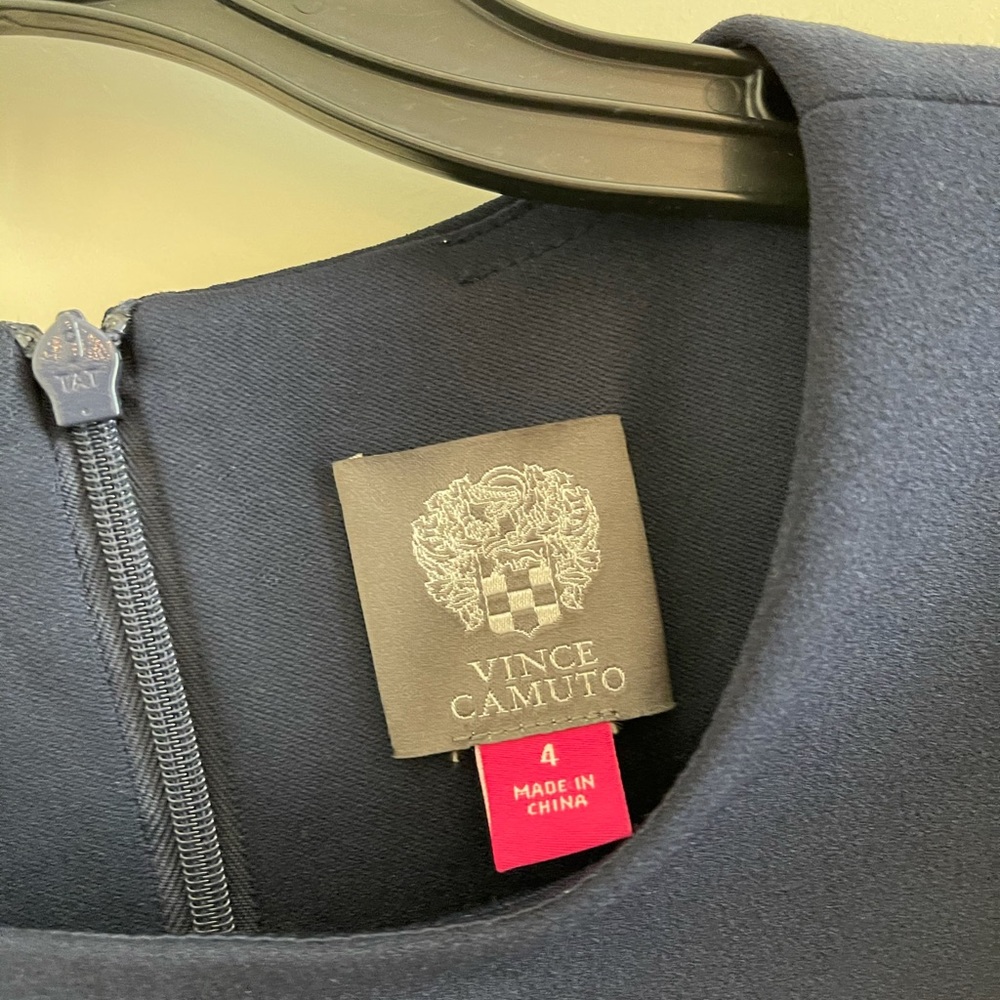NWT Vince Camuto navy dress